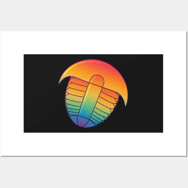 Gay Pride Trilobite Wall Art by Gottalottarocks